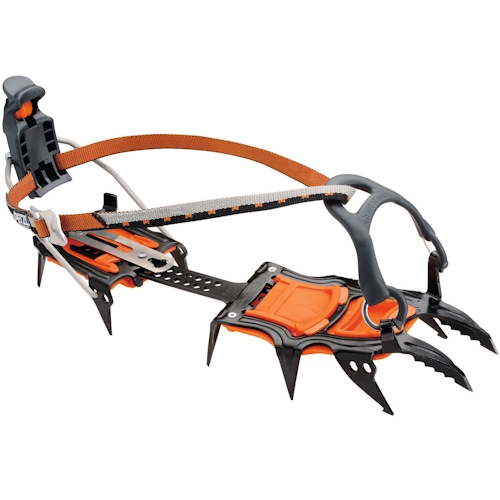 Steigeisen, Kipphebel + Korb